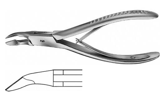 КІСТК. КУСАЧКИ ЗАГН. 130MM